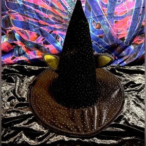 Halloween Witch Hat Costume Hat with Ears